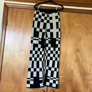 Paloma wool knit checkered pants